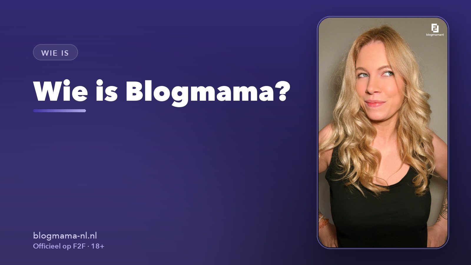 Wie is Blogmama? De moeder uit Nijmegen achter blogmamanl